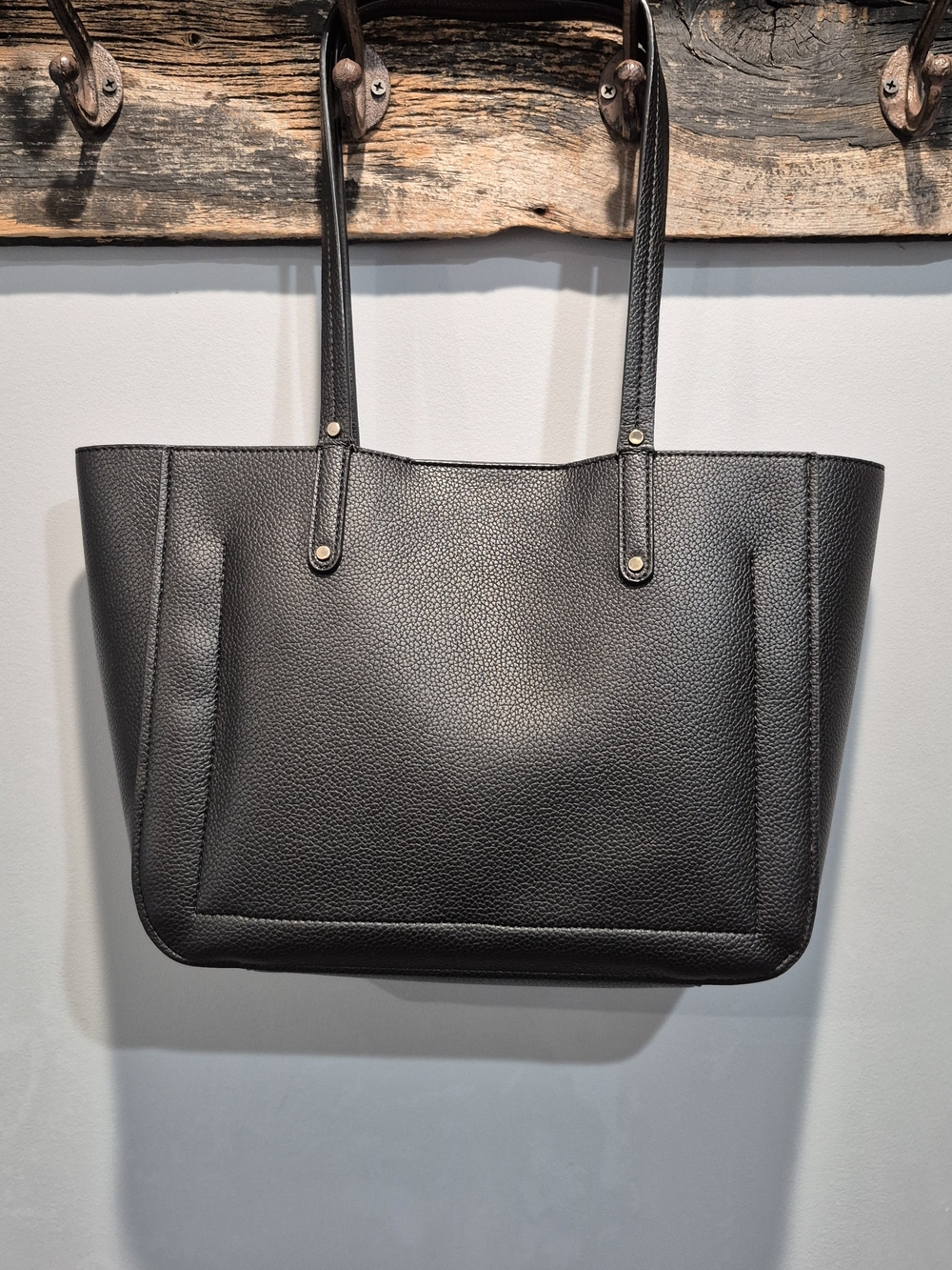 Calvin Klein Black Leather Tote Bag - Picture 11 of 16